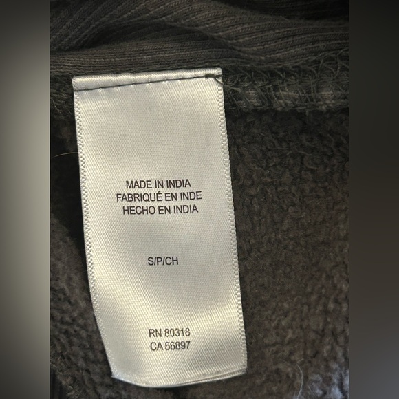 Lucky Brand AC/DC Graphic Crewneck Sweatshirt Small Washed Black (2022) - Picture 4 of 12